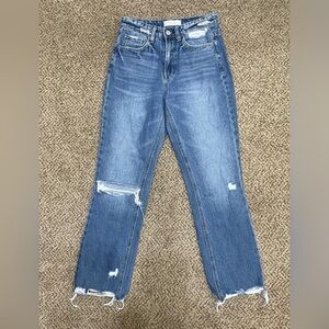 Vervet Blue Jean | Distressed | Raw Hem | Women’s Size 26